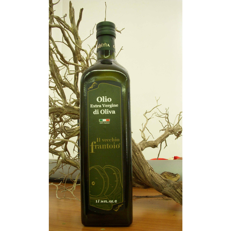 Olio biodinamico extra vergine oliva - bottiglia costolata 1 litro